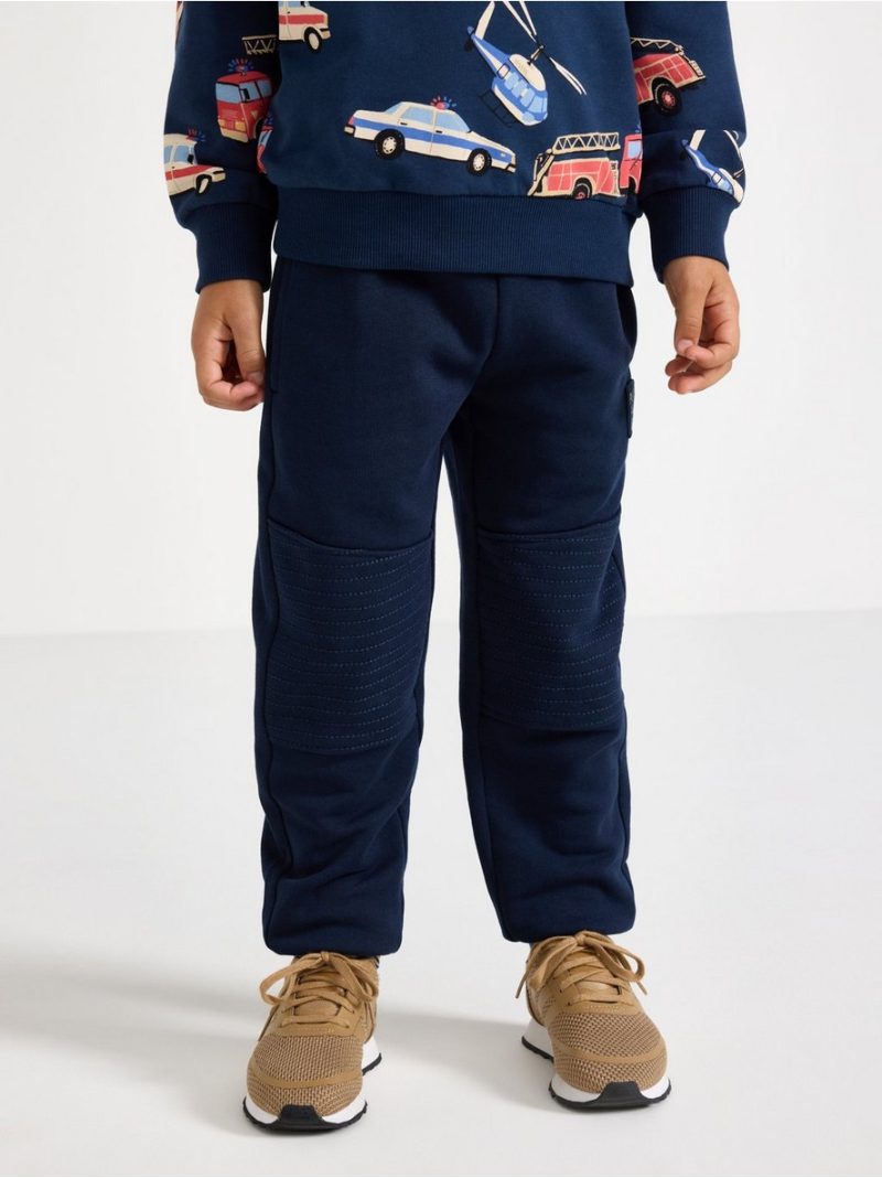 Joggers with reinforced knees - 3009222-2150