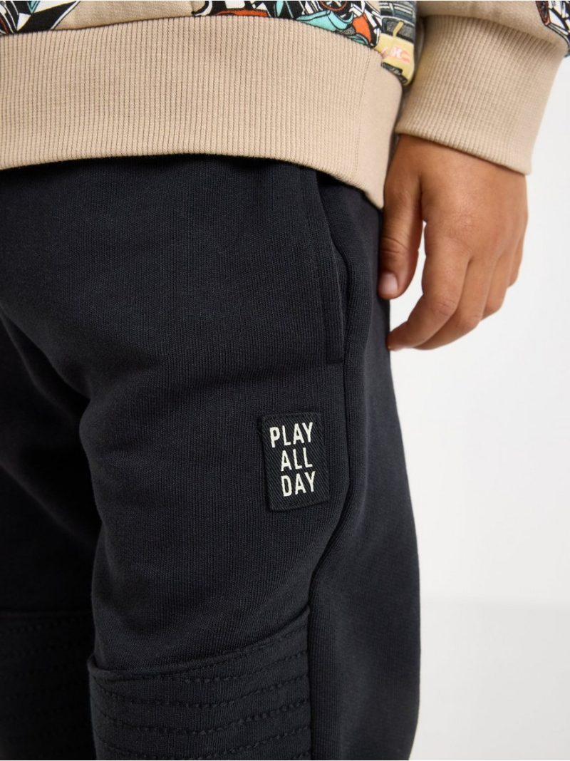 Joggers with reinforced knees - 3009222-6959