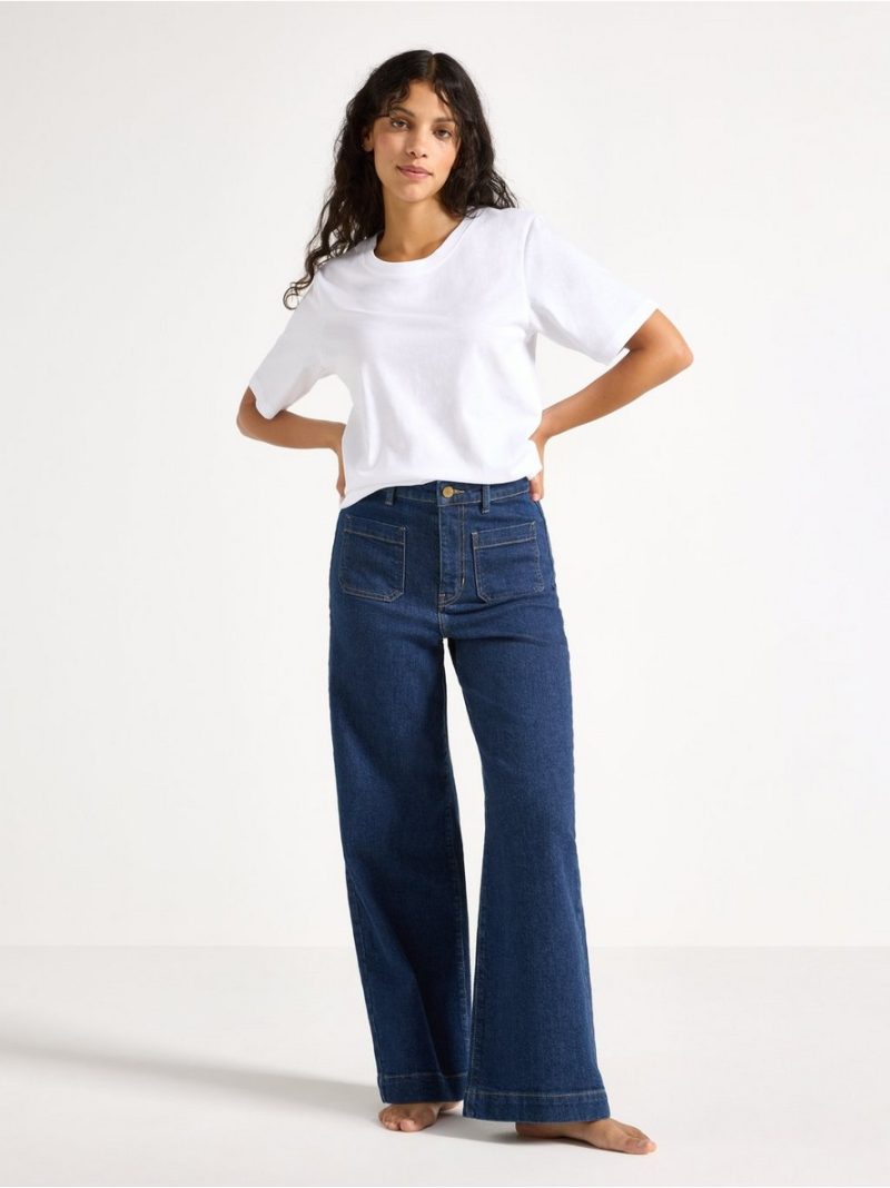 WIDE Paula jeans with short leg - 3009308-822