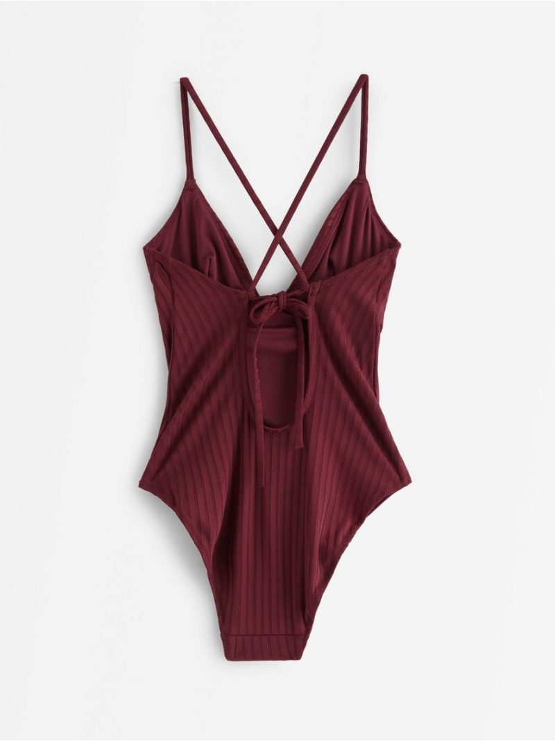 Ribbed swimsuit - 3009447-9938