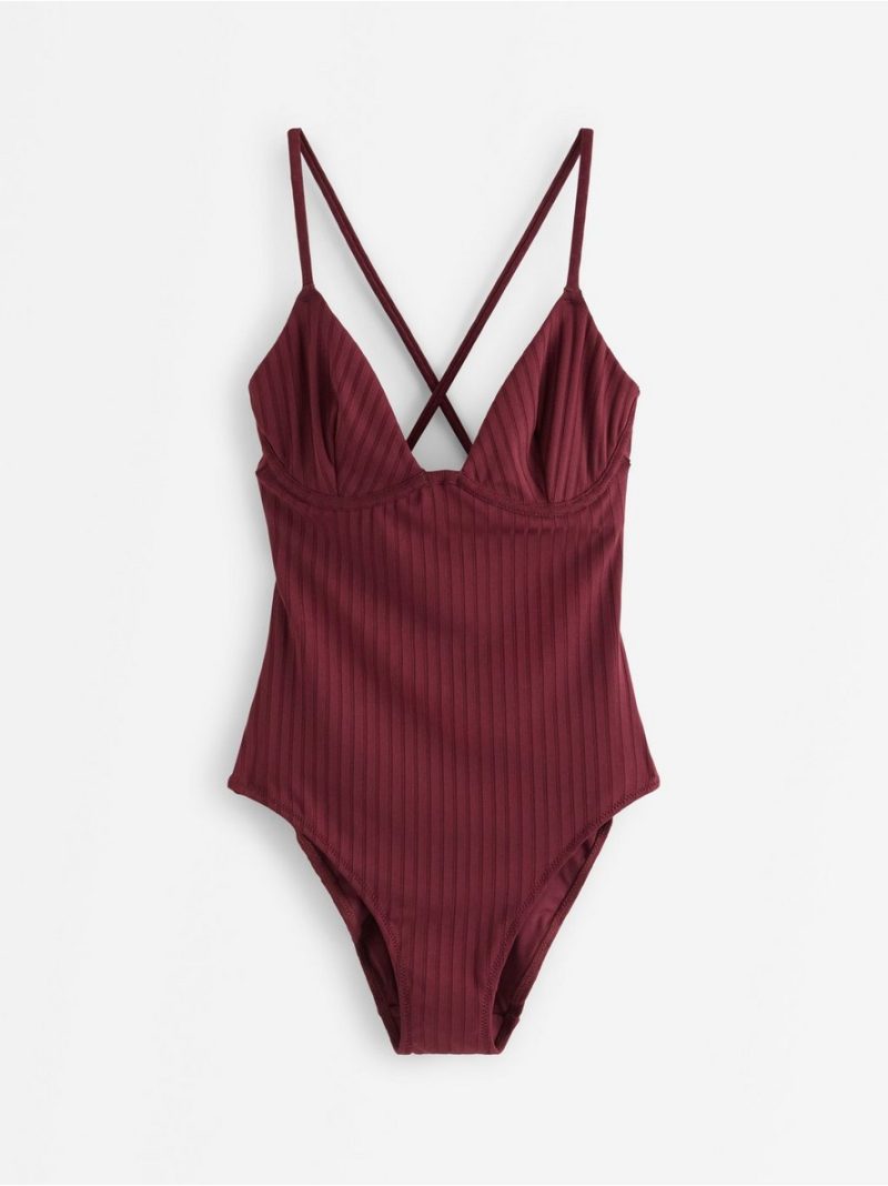 Ribbed swimsuit - 3009447-9938