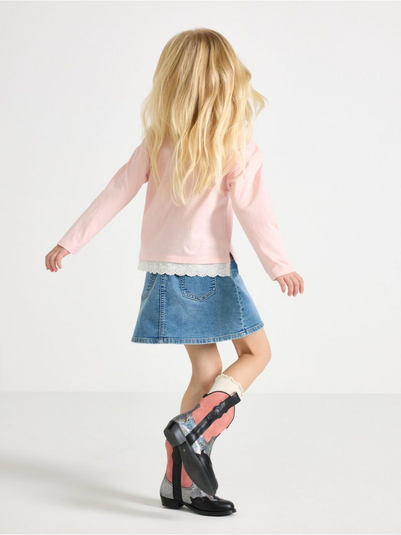 Skirt in denim jersey - 3009449-790