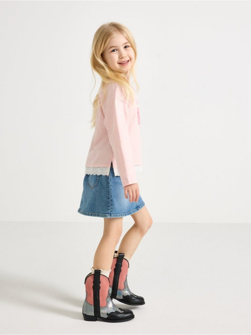Skirt in denim jersey - 3009449-790