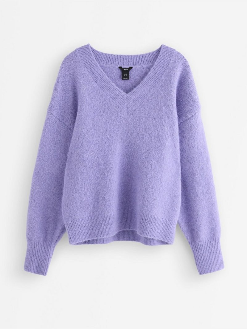 Knitted v-neck jumper - 3009513-4790