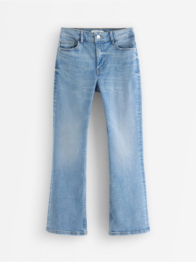 FLARE Karen cropped jeans with mid waist - 3009613-766