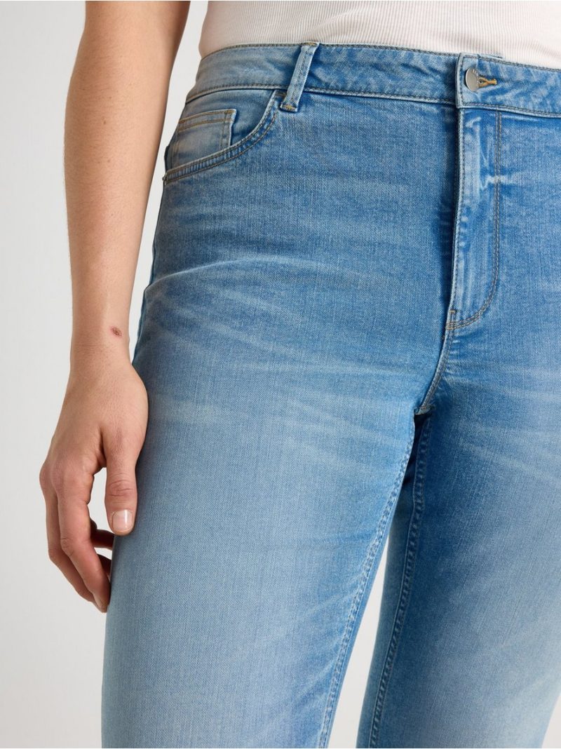 FLARE Karen cropped jeans with mid waist - 3009613-766