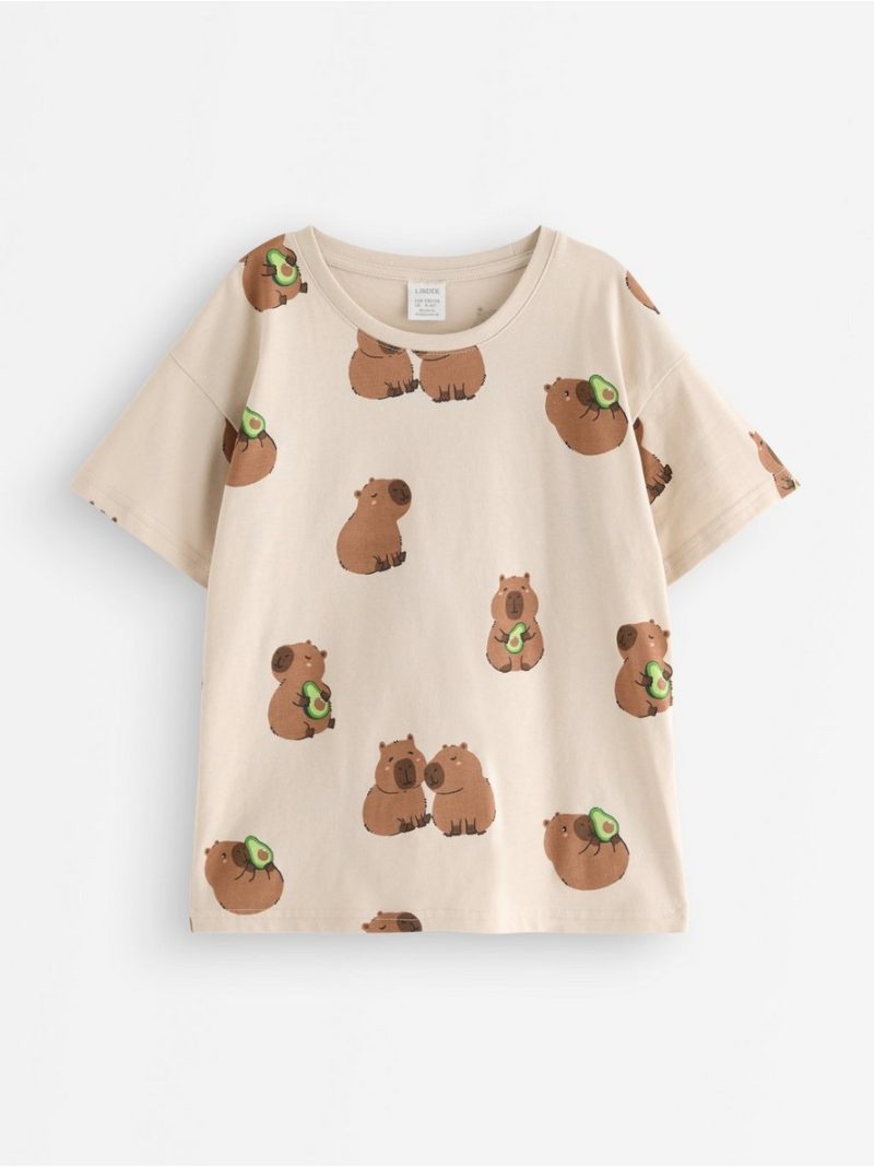 Short-sleeved top - 3009623-7458