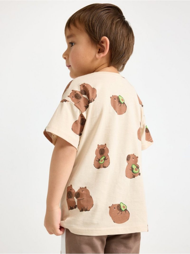 Short-sleeved top - 3009623-7458