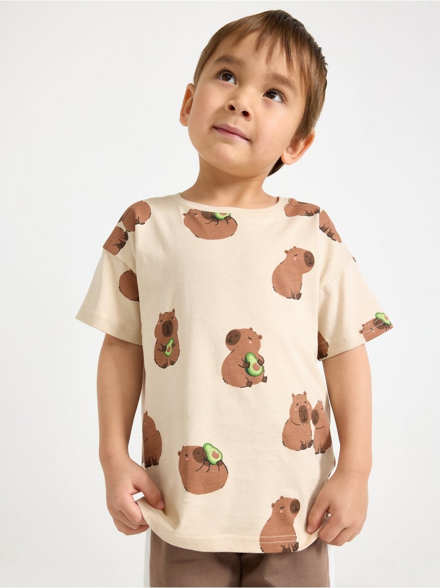 Short-sleeved top - 3009623-7458