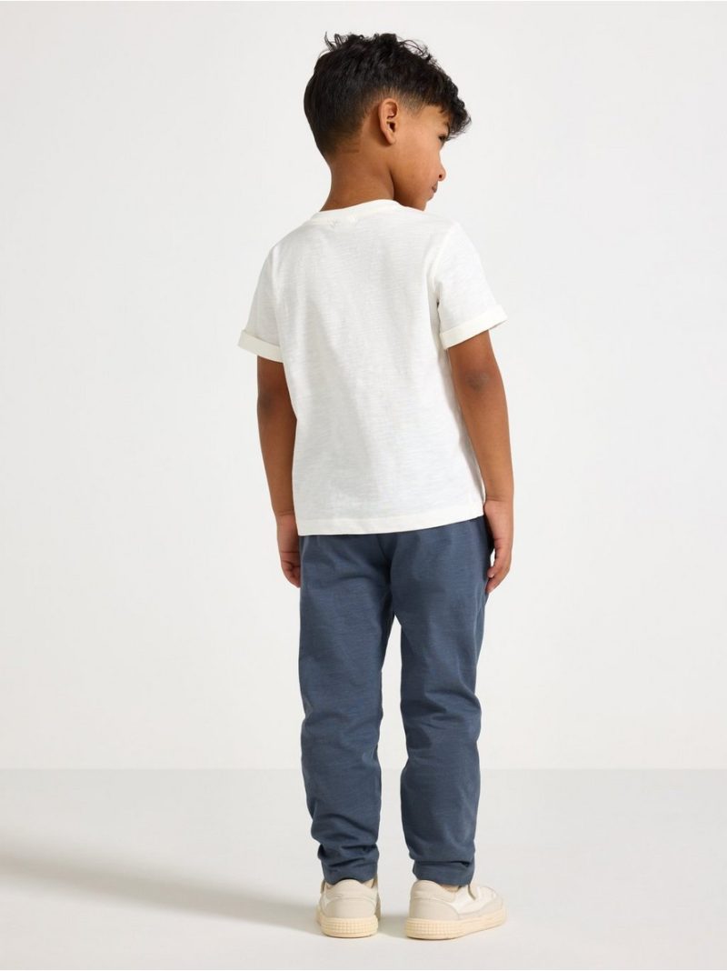 Trousers in slub jersey - 3009632-2498