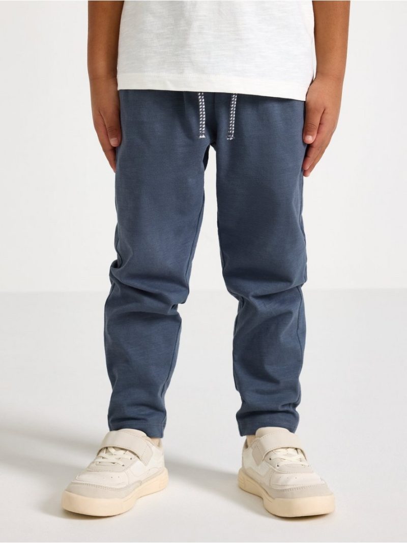 Trousers in slub jersey - 3009632-2498