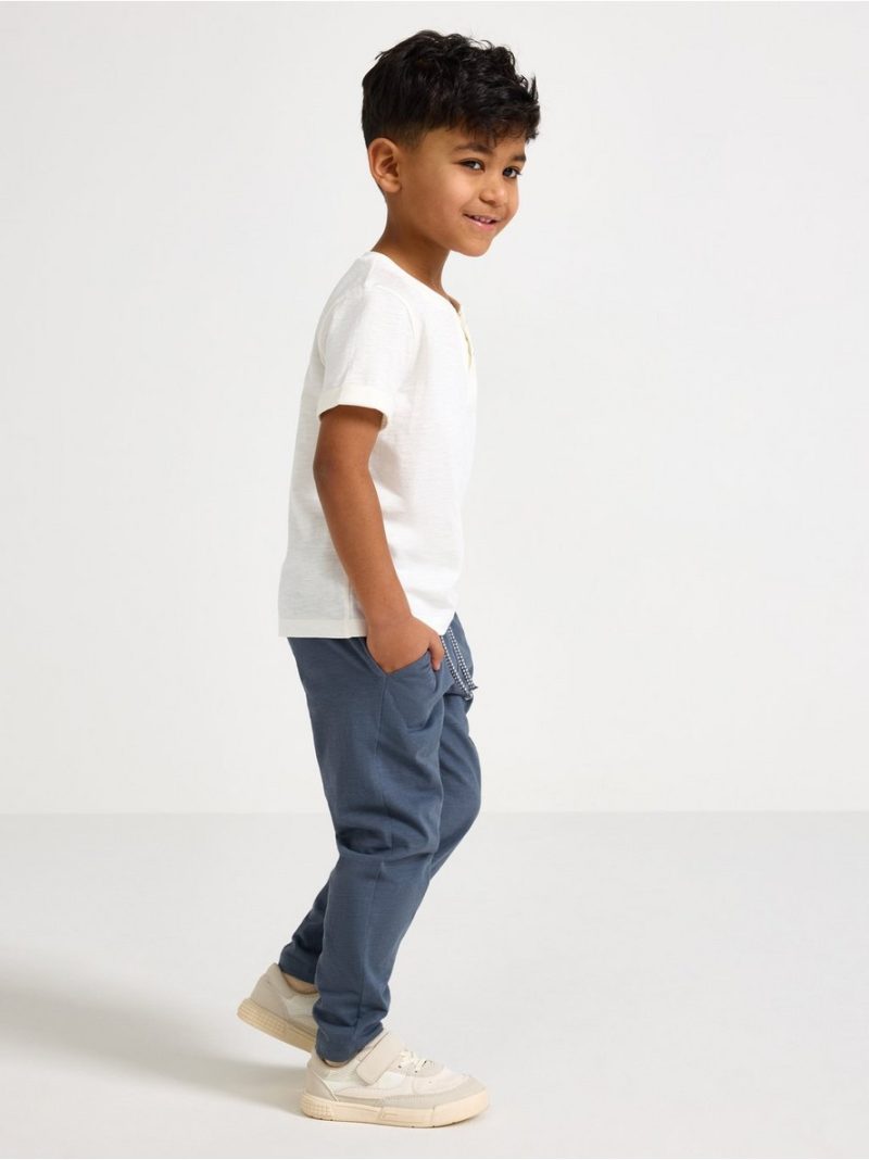 Trousers in slub jersey - 3009632-2498