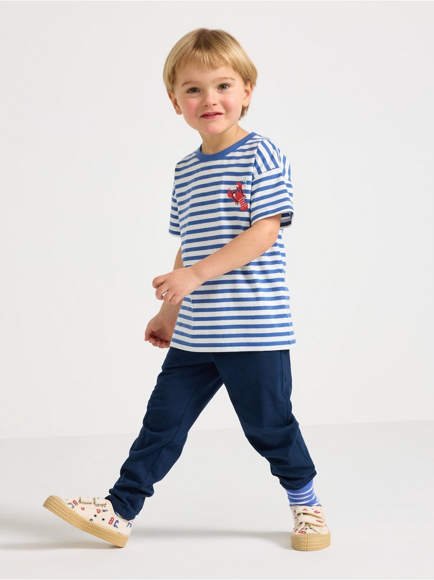 Trousers in slub jersey - 3009632-6842