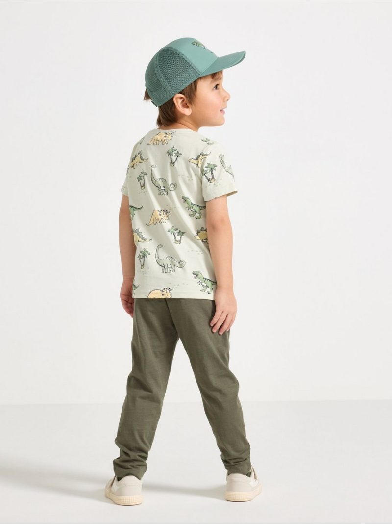 Trousers in slub jersey - 3009632-6876