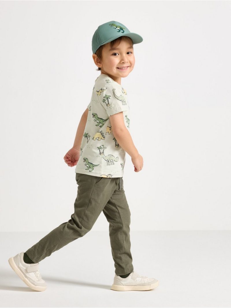 Trousers in slub jersey - 3009632-6876