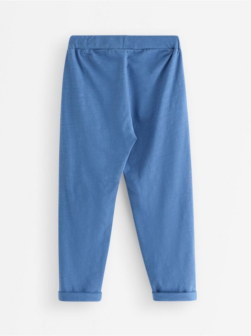 Trousers in slub jersey - 3009632-8887