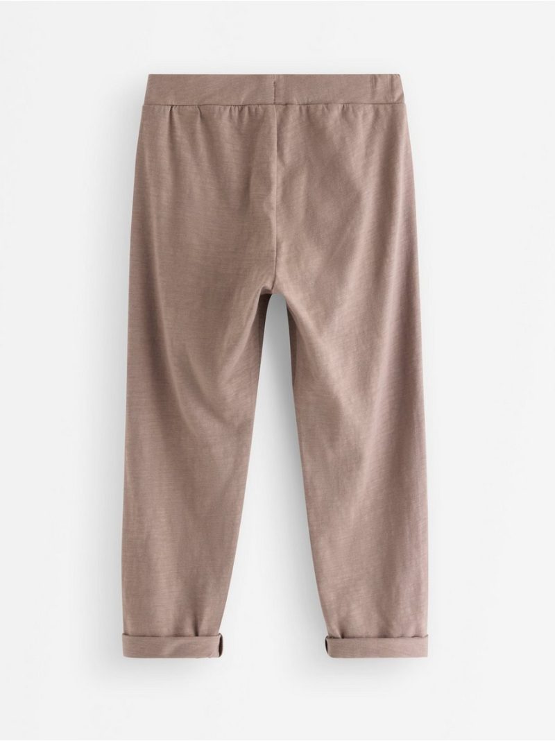 Trousers in slub jersey - 3009632-9849