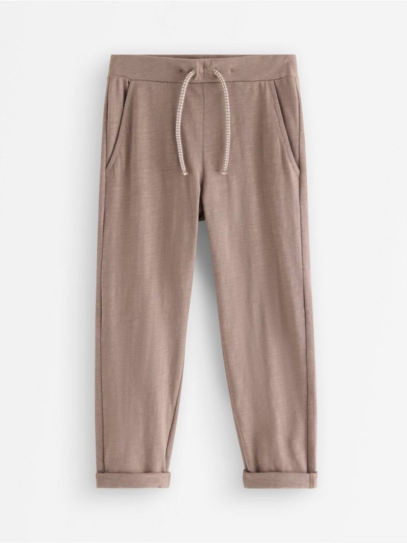 Trousers in slub jersey - 3009632-9849