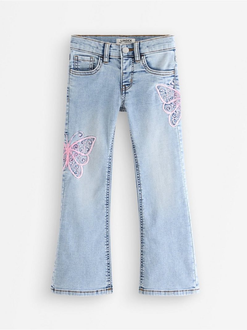 FREJA Regular flare super stretch  jeans - 3009699-766