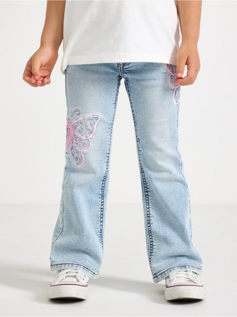 FREJA Regular flare super stretch  jeans - 3009699-766
