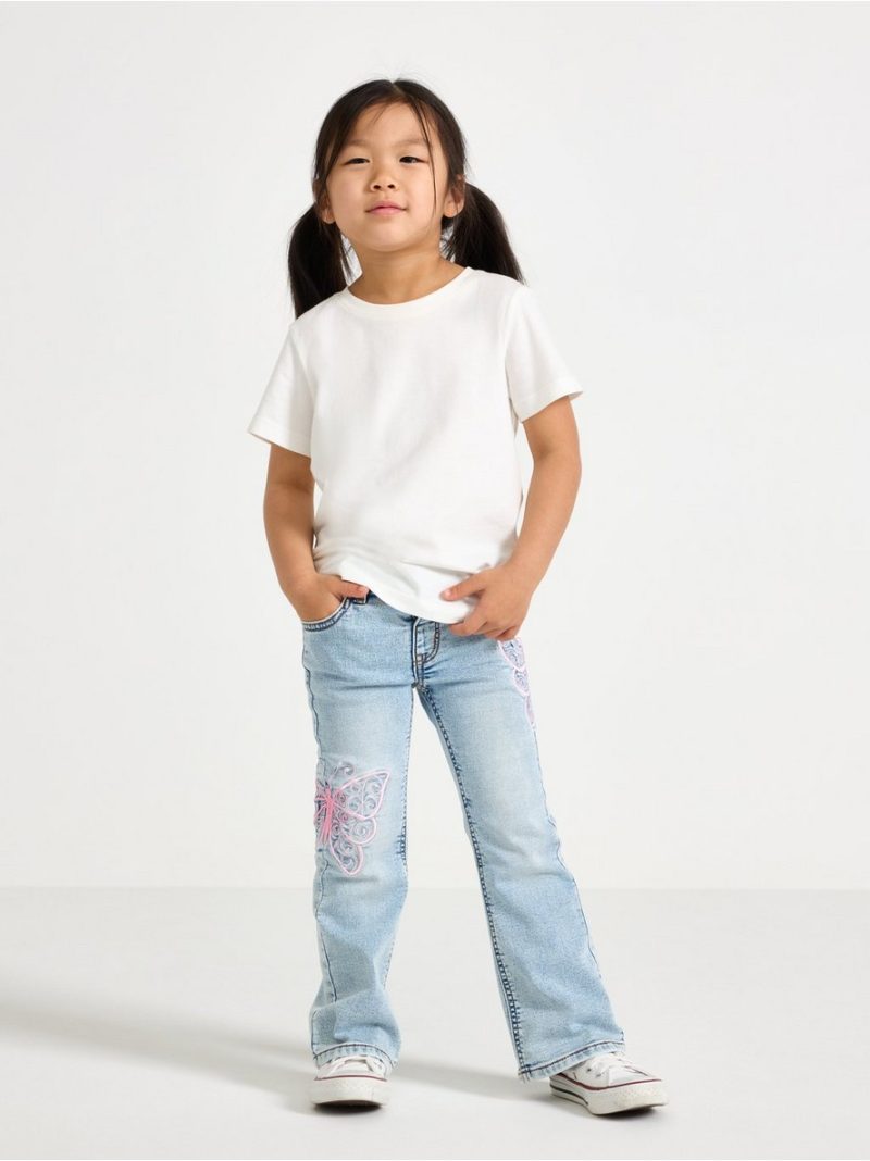 FREJA Regular flare super stretch jeans - 3009699-766