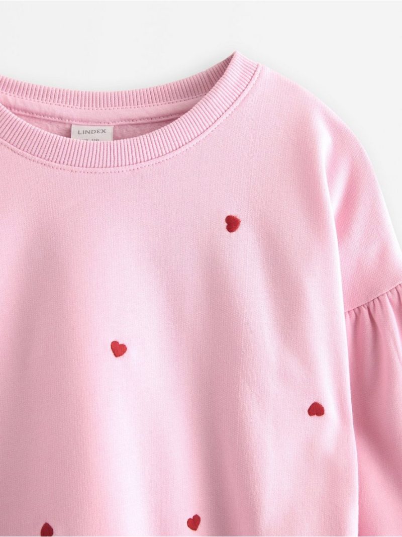 Cropped jumper with puff sleeve - 3009731-3679