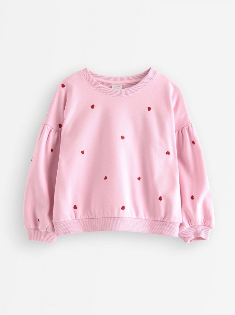 Cropped jumper with puff sleeve - 3009731-3679