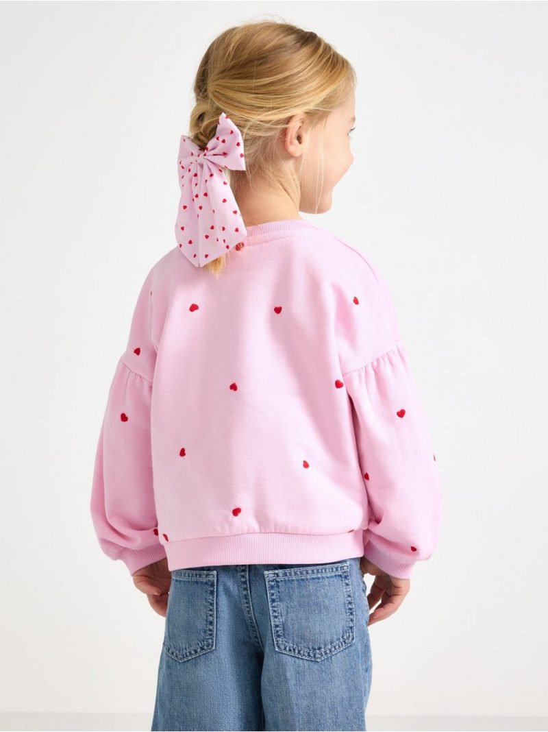 Cropped jumper with puff sleeve - 3009731-3679