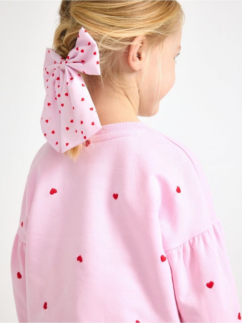 Cropped jumper with puff sleeve - 3009731-3679