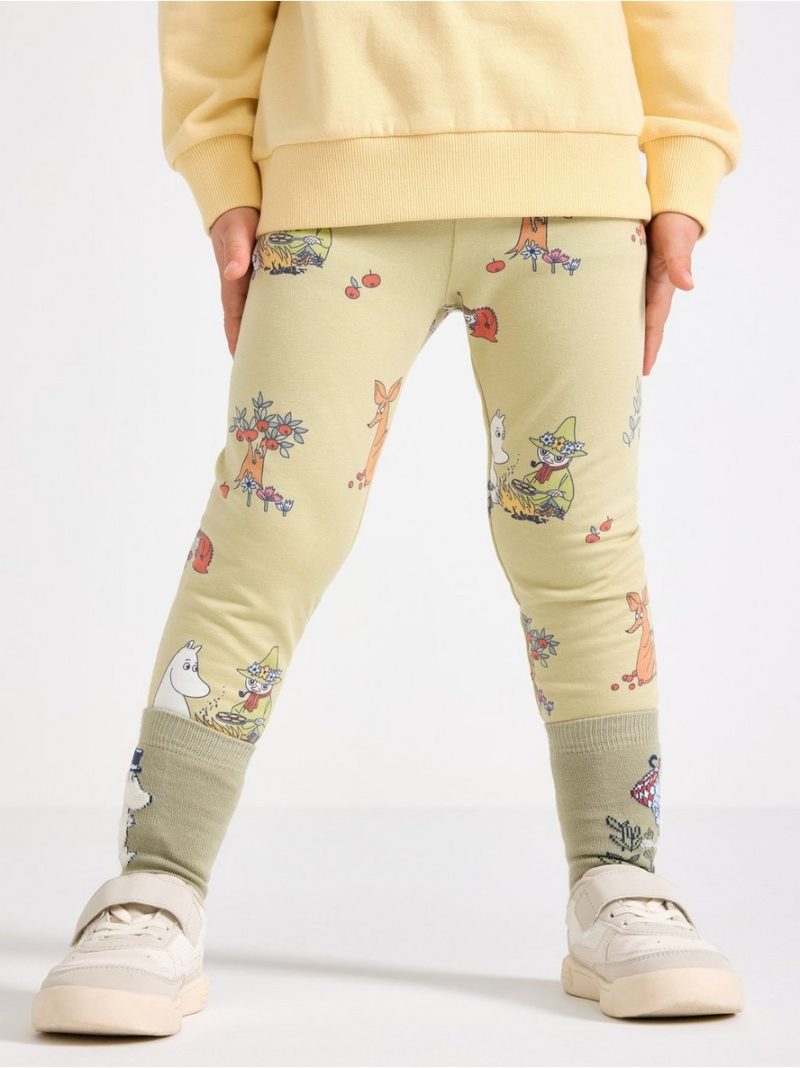 Moomin leggings with brushed inside - 3009773-2415