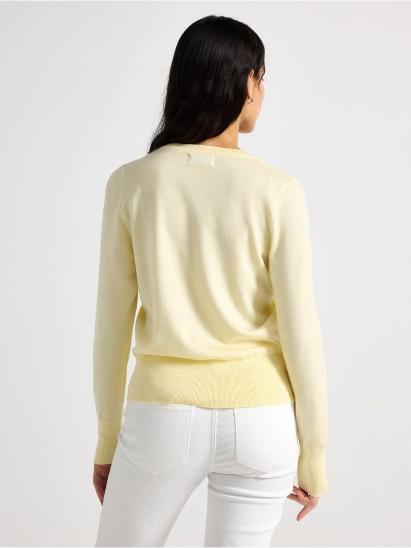 Fine-knit cardigan - 3009919-9655