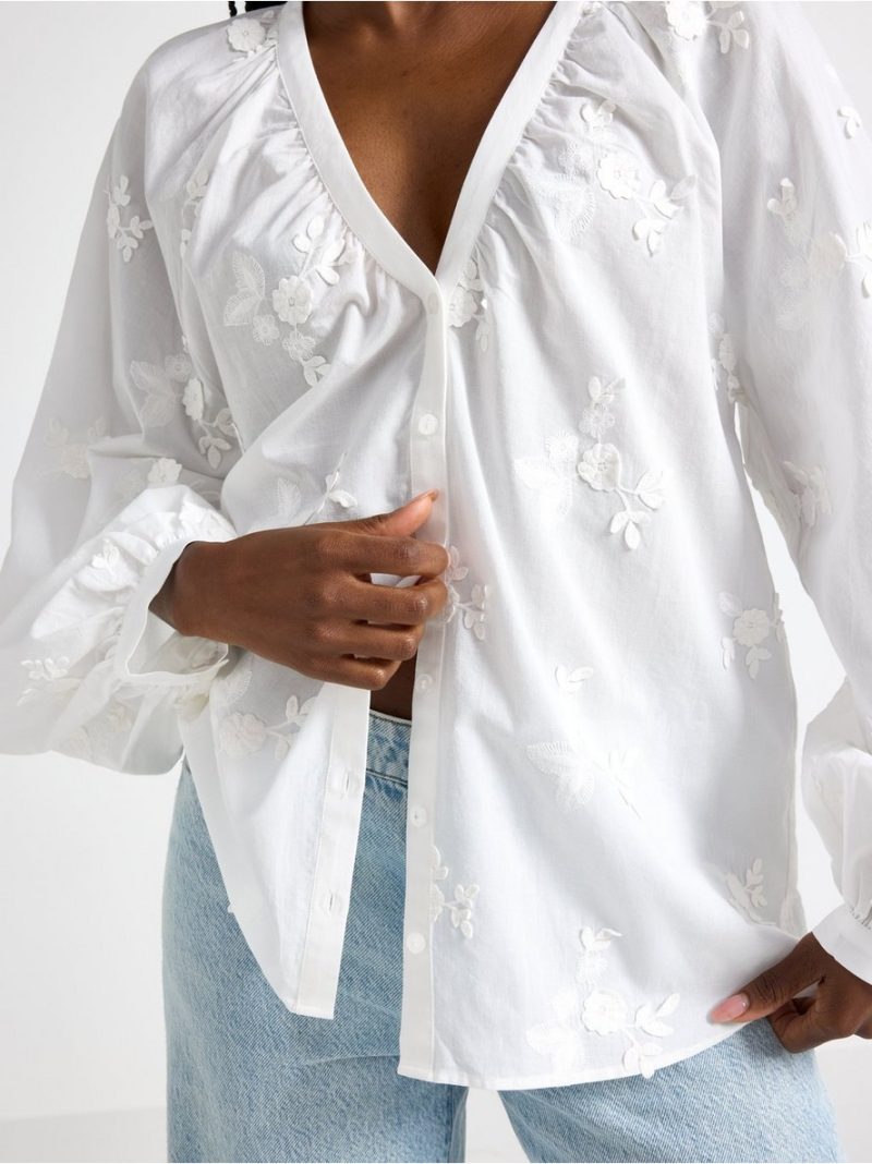 Embroidered blouse - 3009929-300