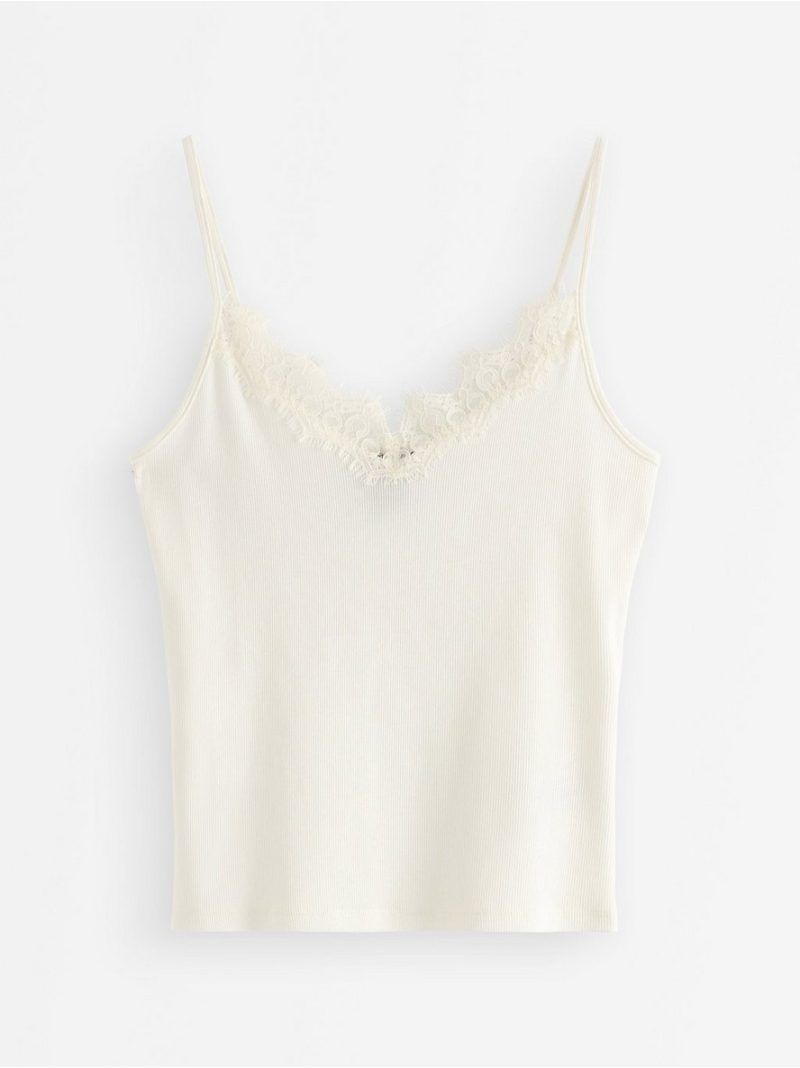 Ribbed camisole - 3010004-7862
