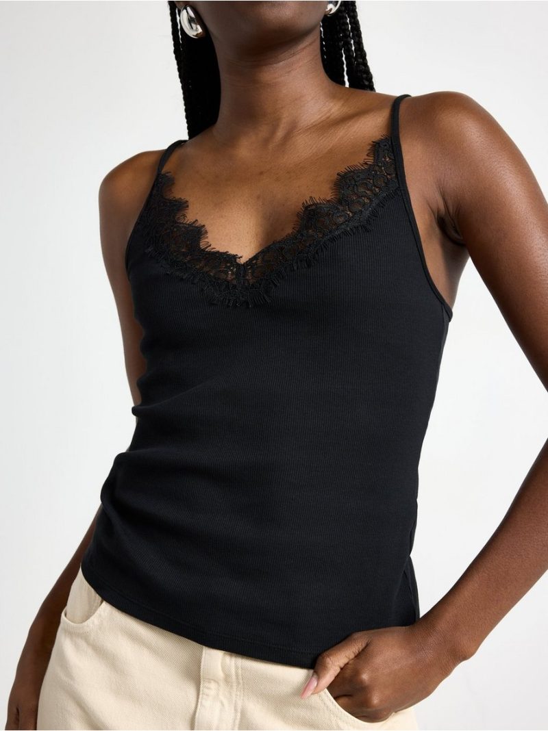 Ribbed camisole - 3010004-80