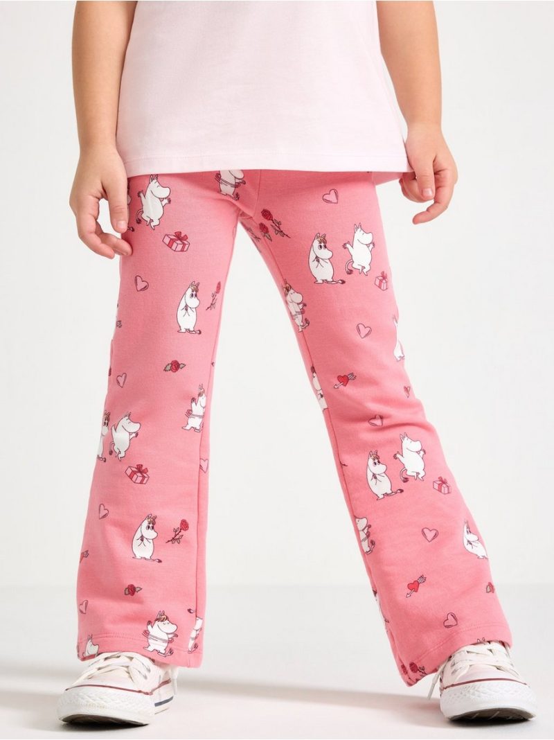 Moomin leggings with brushed inside - 3010017-1065