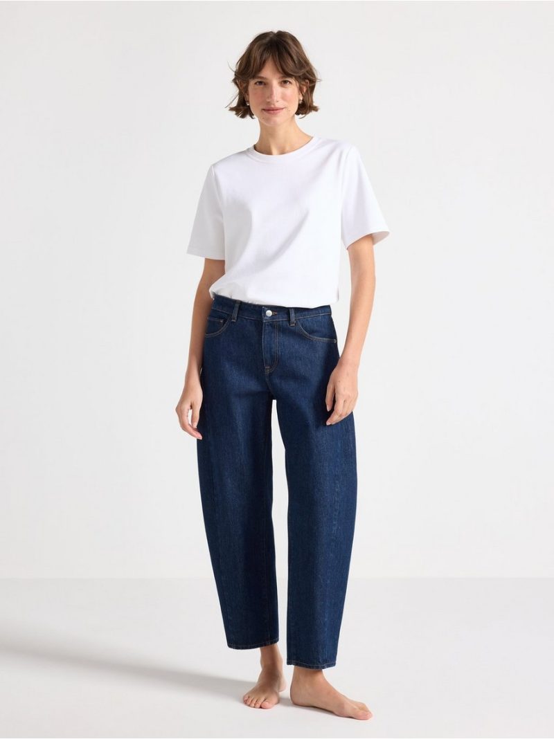 BARREL jeans with ankle length - 3010234-822