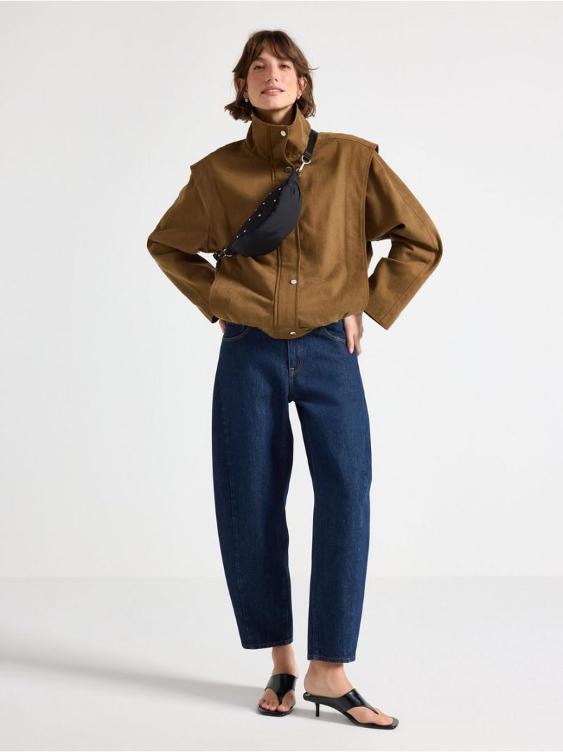 BARREL jeans with ankle length - 3010234-822