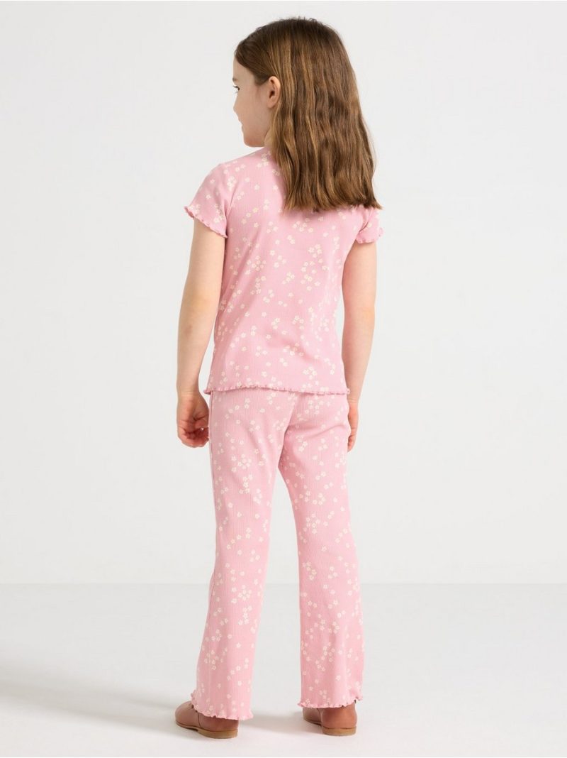 Ribbed leggings - 3010240-7955