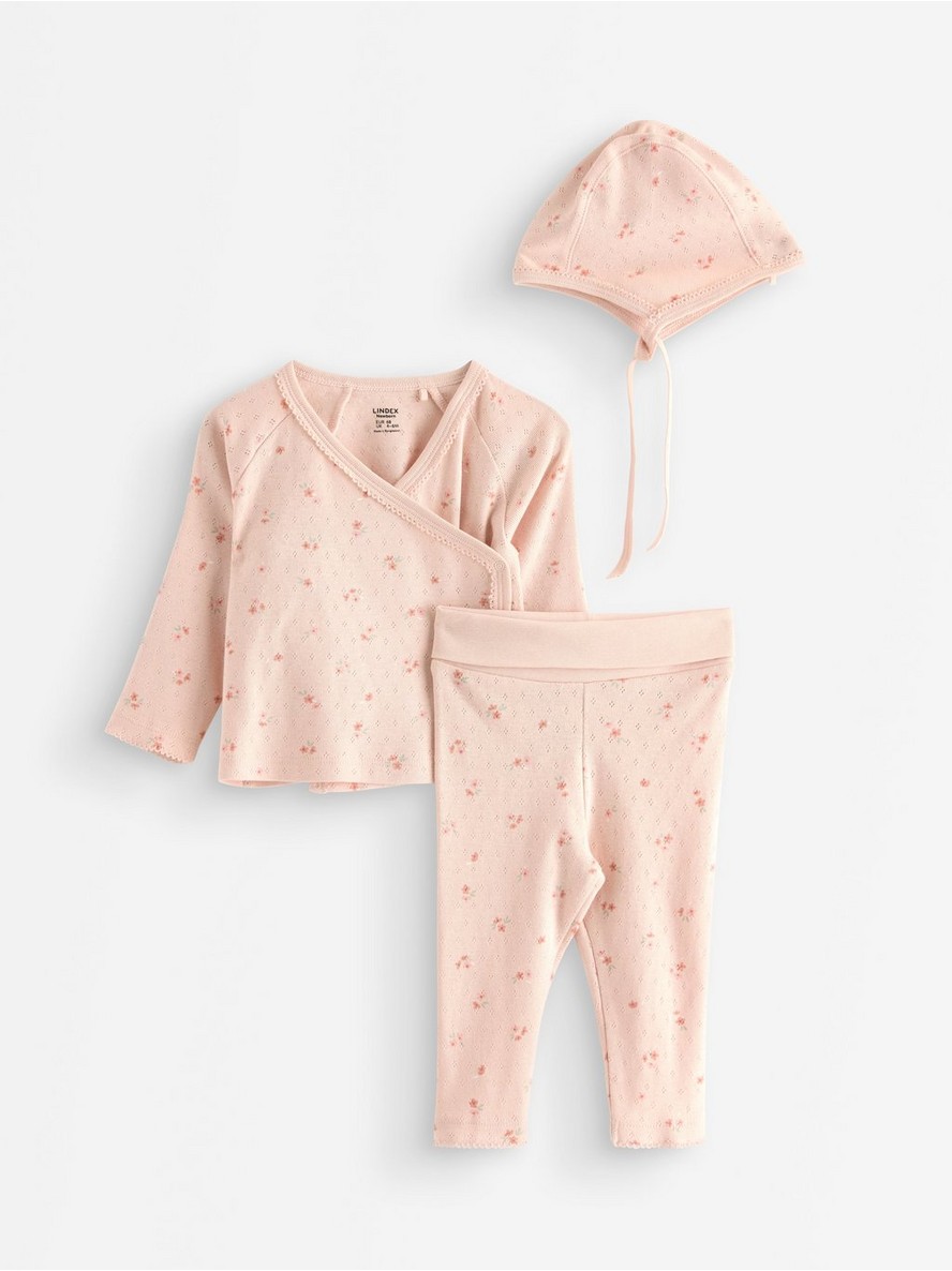 3-piece baby starter kit in pointelle - 3010252-8160