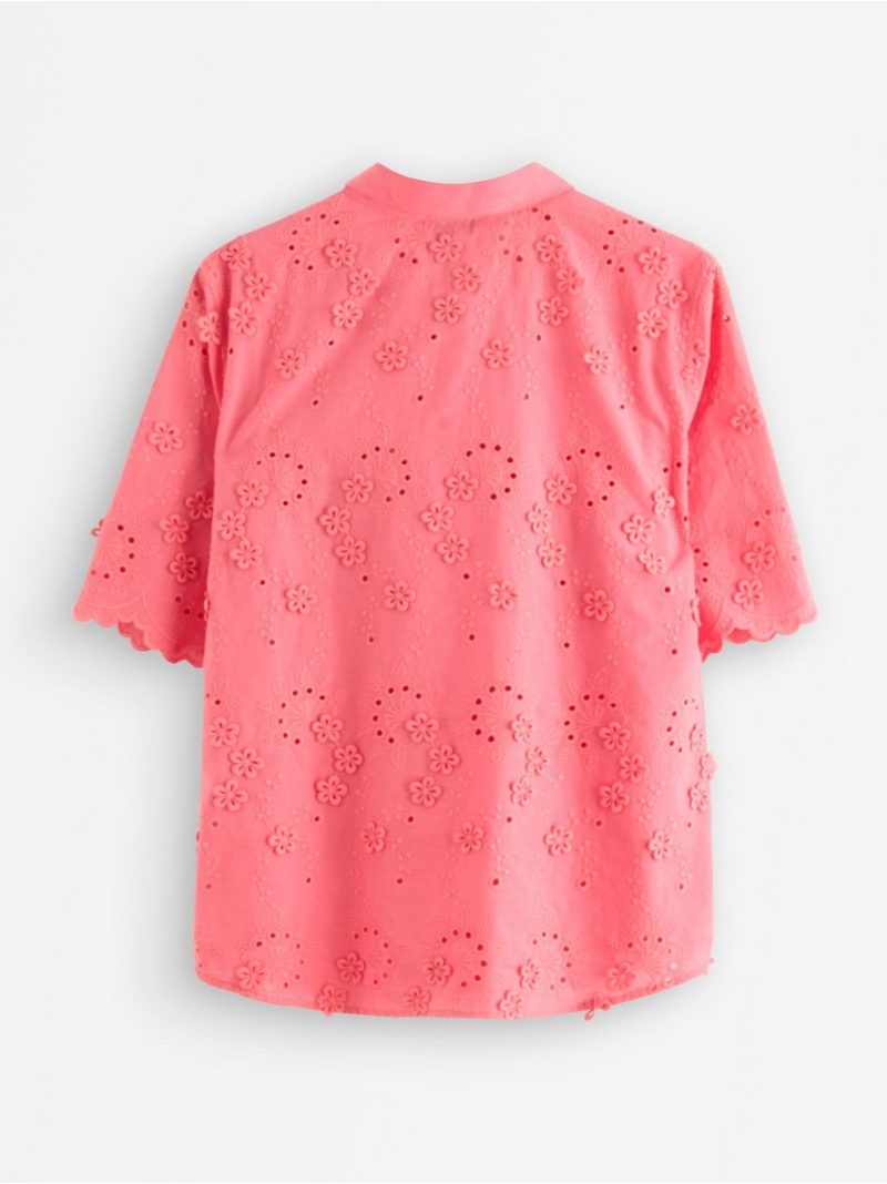 Blouse with broderie anglaise - 3010279-8393