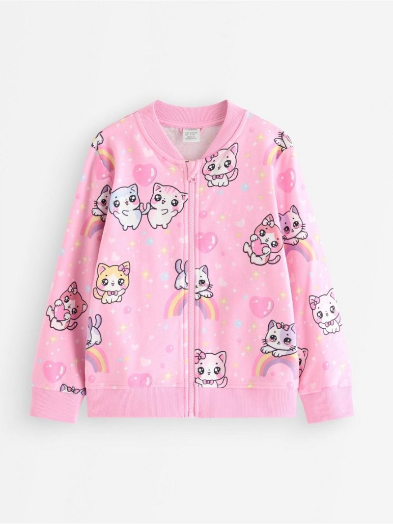 Sweatshirt with zip closure - 3010337-3679