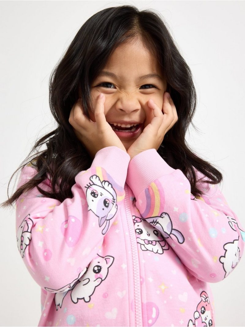 Sweatshirt with zip closure - 3010337-3679