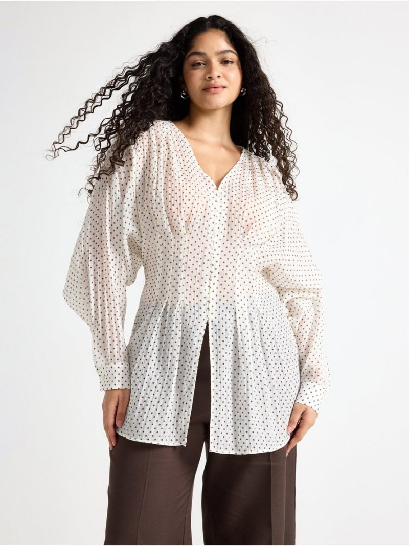 Long-sleeved blouse - 3010340-1418