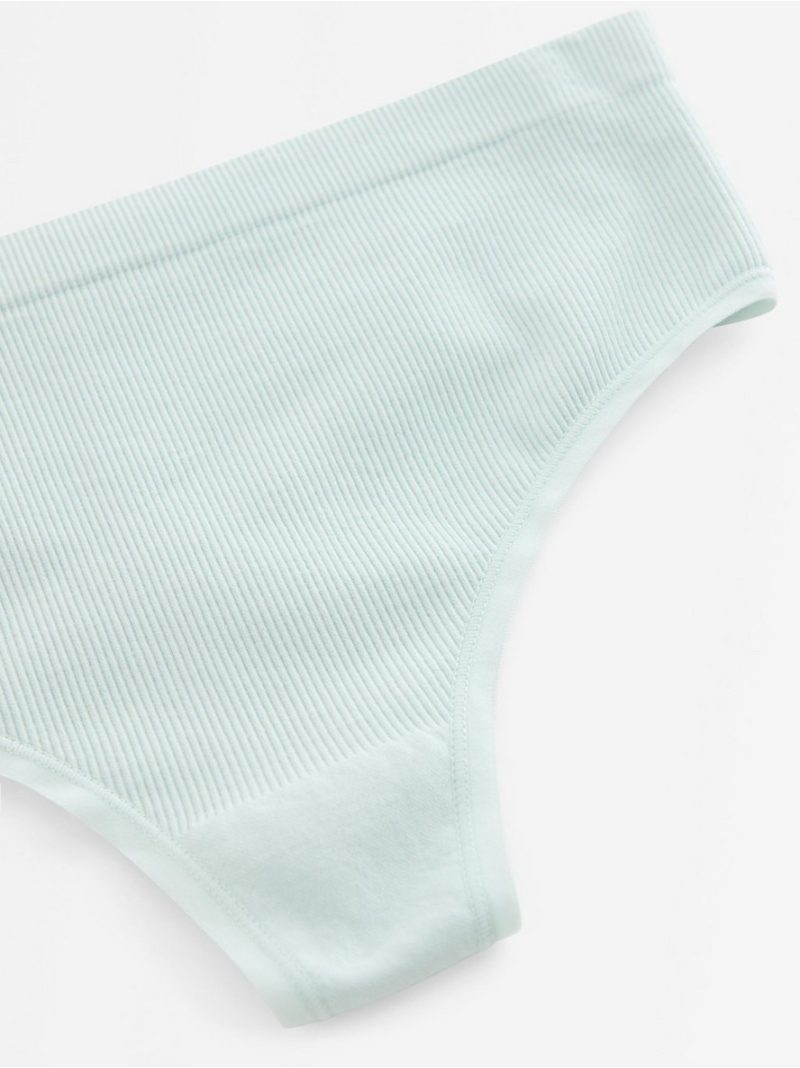 Ribbed seamless thong - 3010367-7654