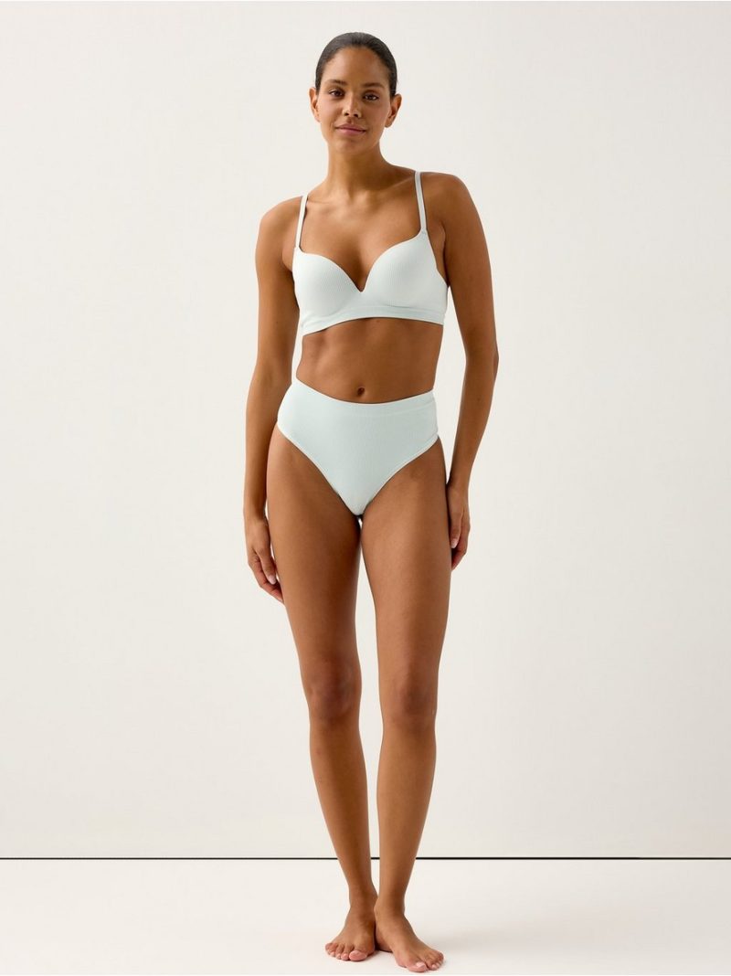 Ribbed seamless thong - 3010367-7654