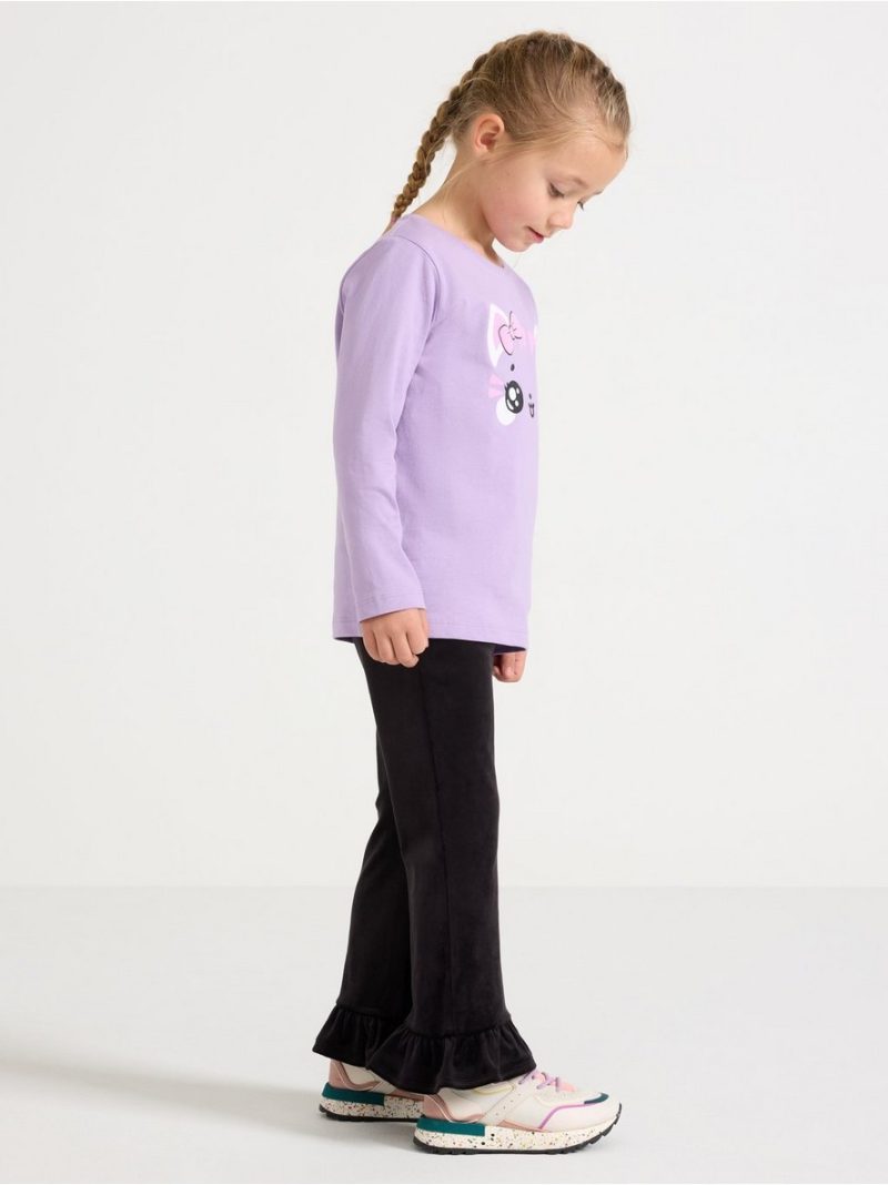 Leggings in velour - 3010437-80