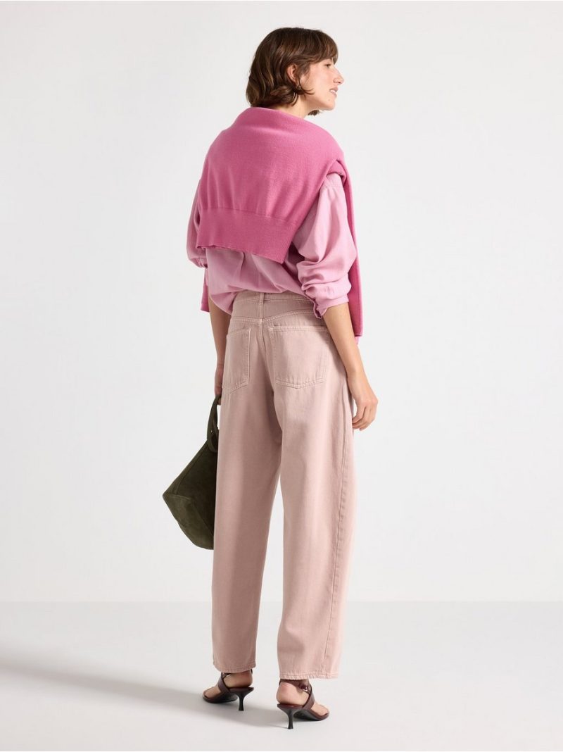 BARREL jeans with ankle length - 3010468-9619