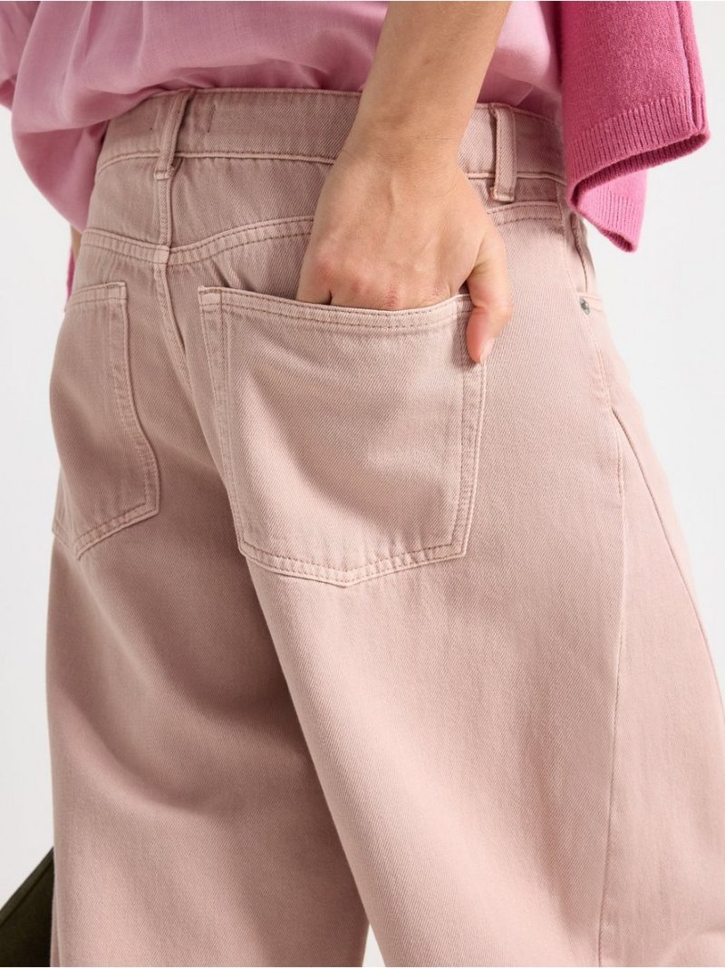 BARREL jeans with ankle length - 3010468-9619