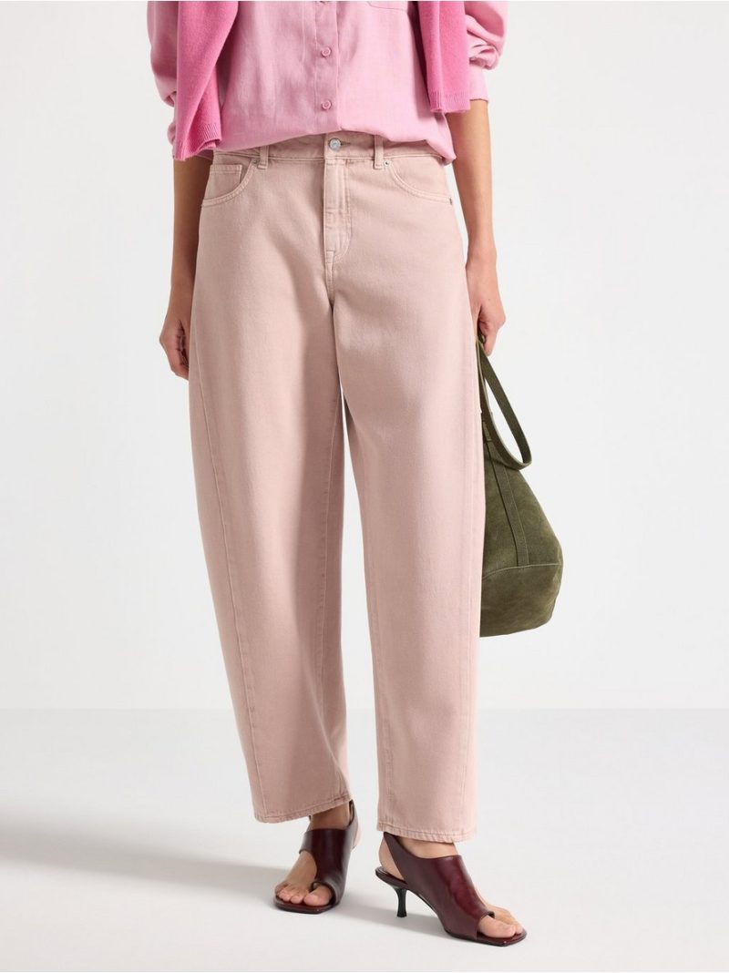 BARREL jeans with ankle length - 3010468-9619