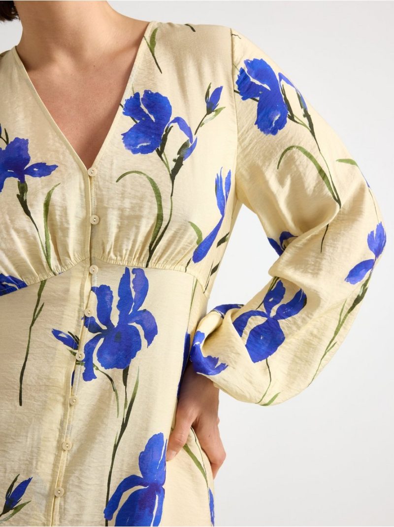 Patterned midi dress - 3010524-9427